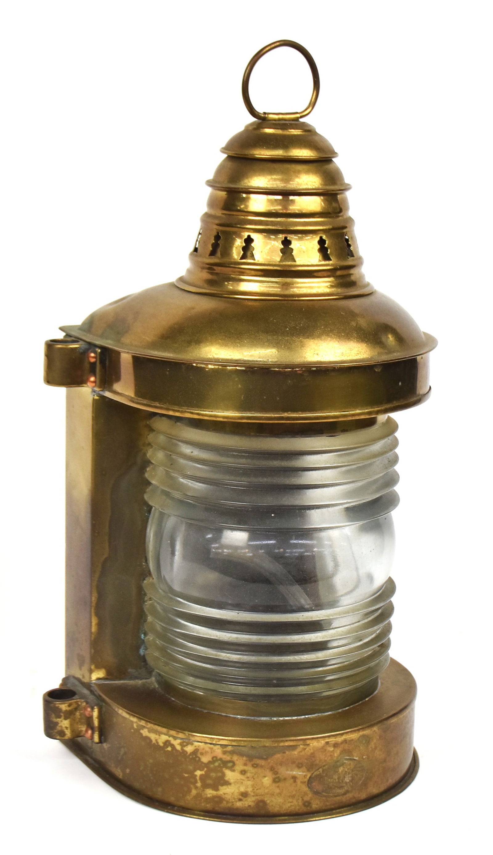 Large Perko Brass Ships Lantern (1 of 5)