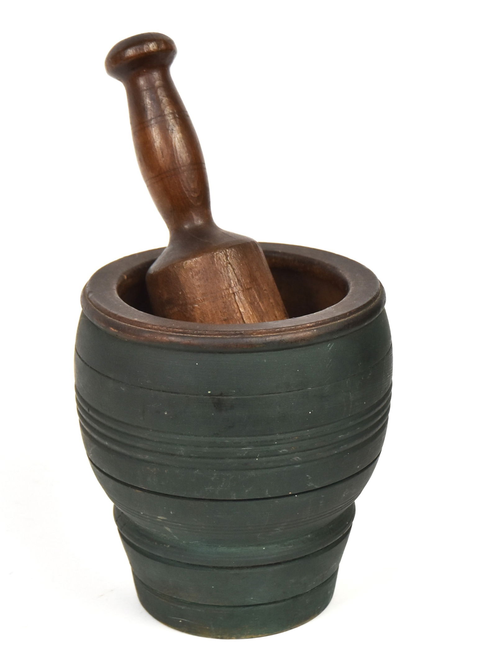 Early Painted Mortar & Pestle (1 of 6)