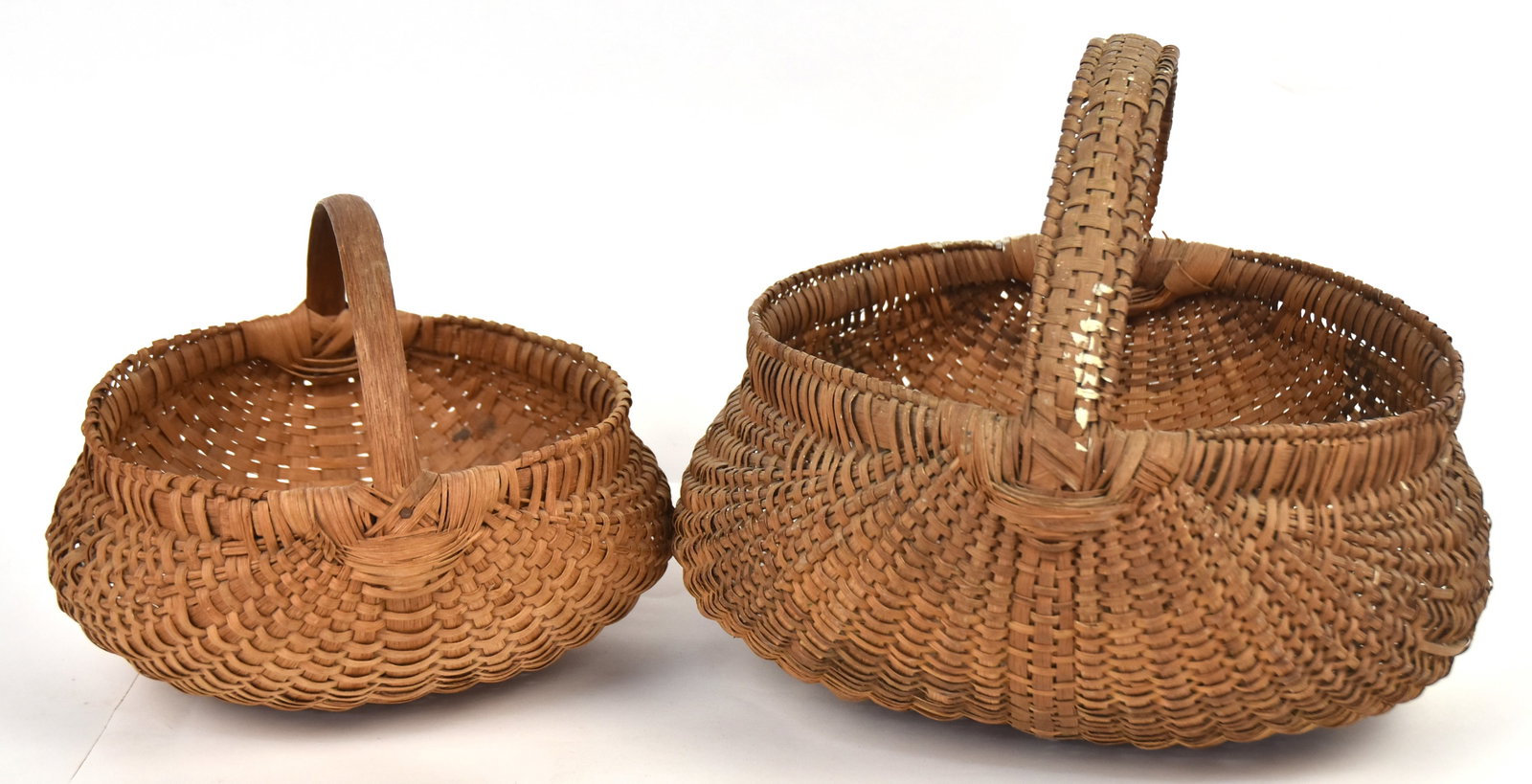 Two Early Buttocks Baskets (1 of 5)