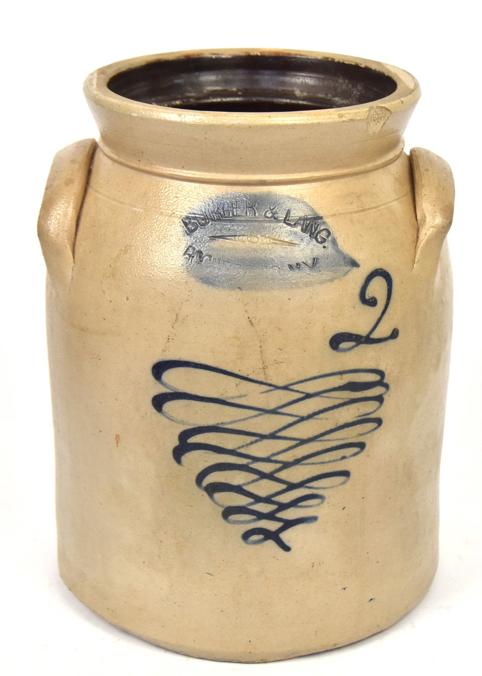 Burger & Lang Decorated Stoneware Jar (1 of 4)