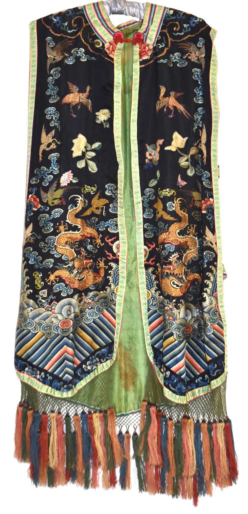 Chinese Embroidered Silk Ladies Robe Vest (1 of 14)