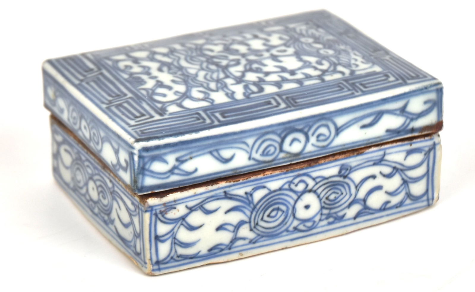 Chinese Blue & White Porcelain Box (1 of 7)