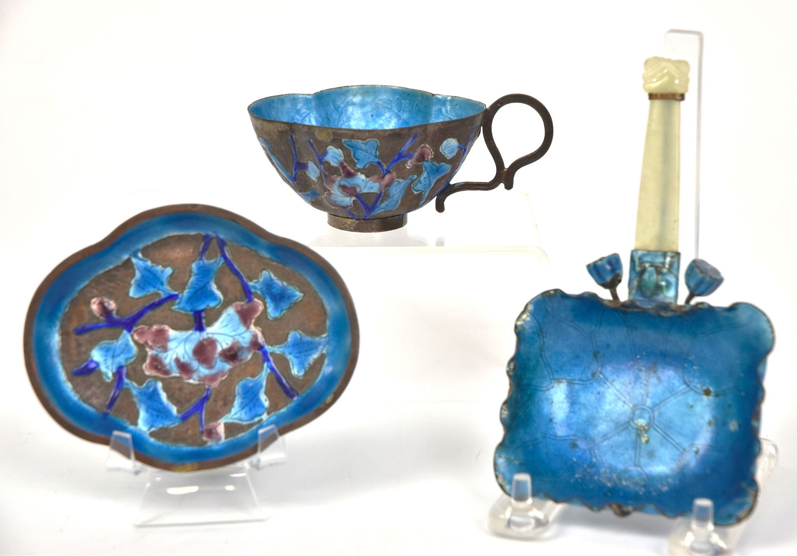 Chinese Enamel Ware & Jade (1 of 8)