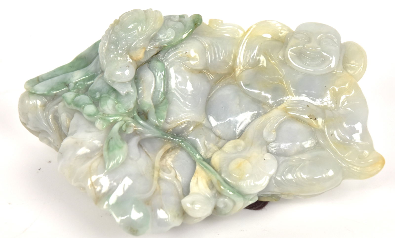 Fine Chinese Carved Jade Buddha & Frog (1 of 9)