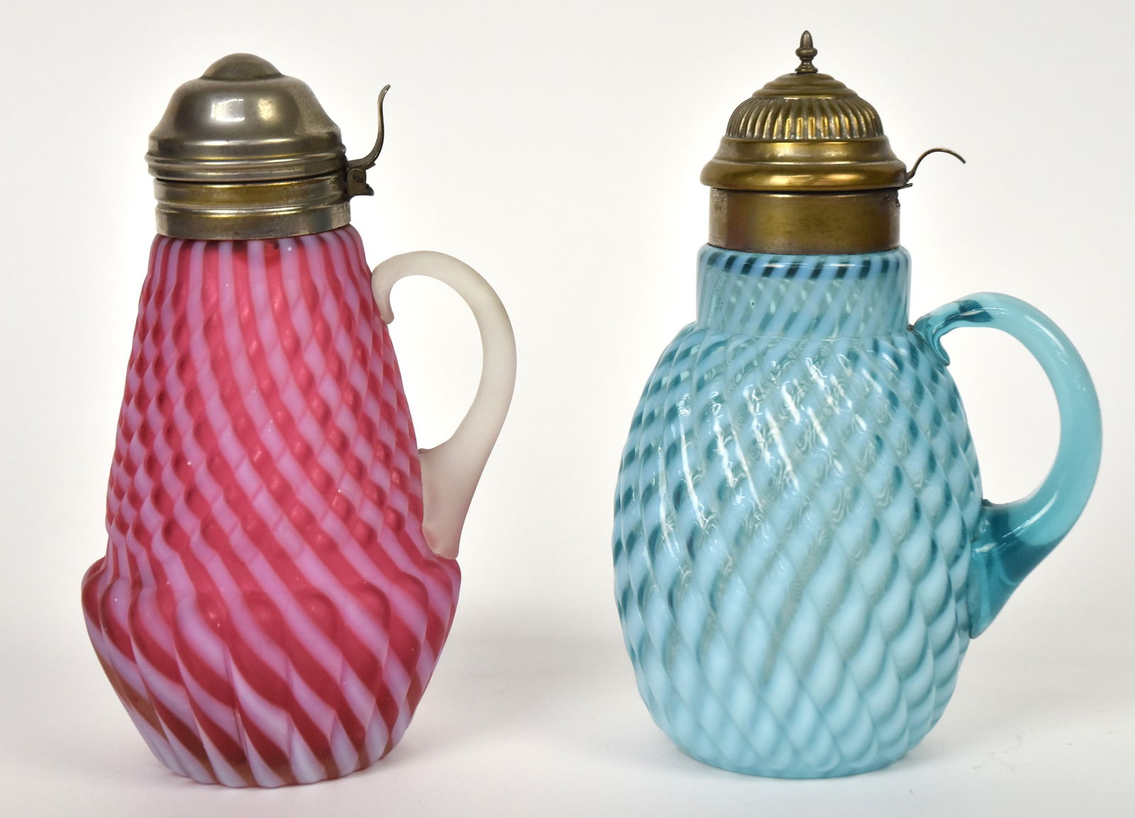 Two Opalescent Molasses Jugs (1 of 6)