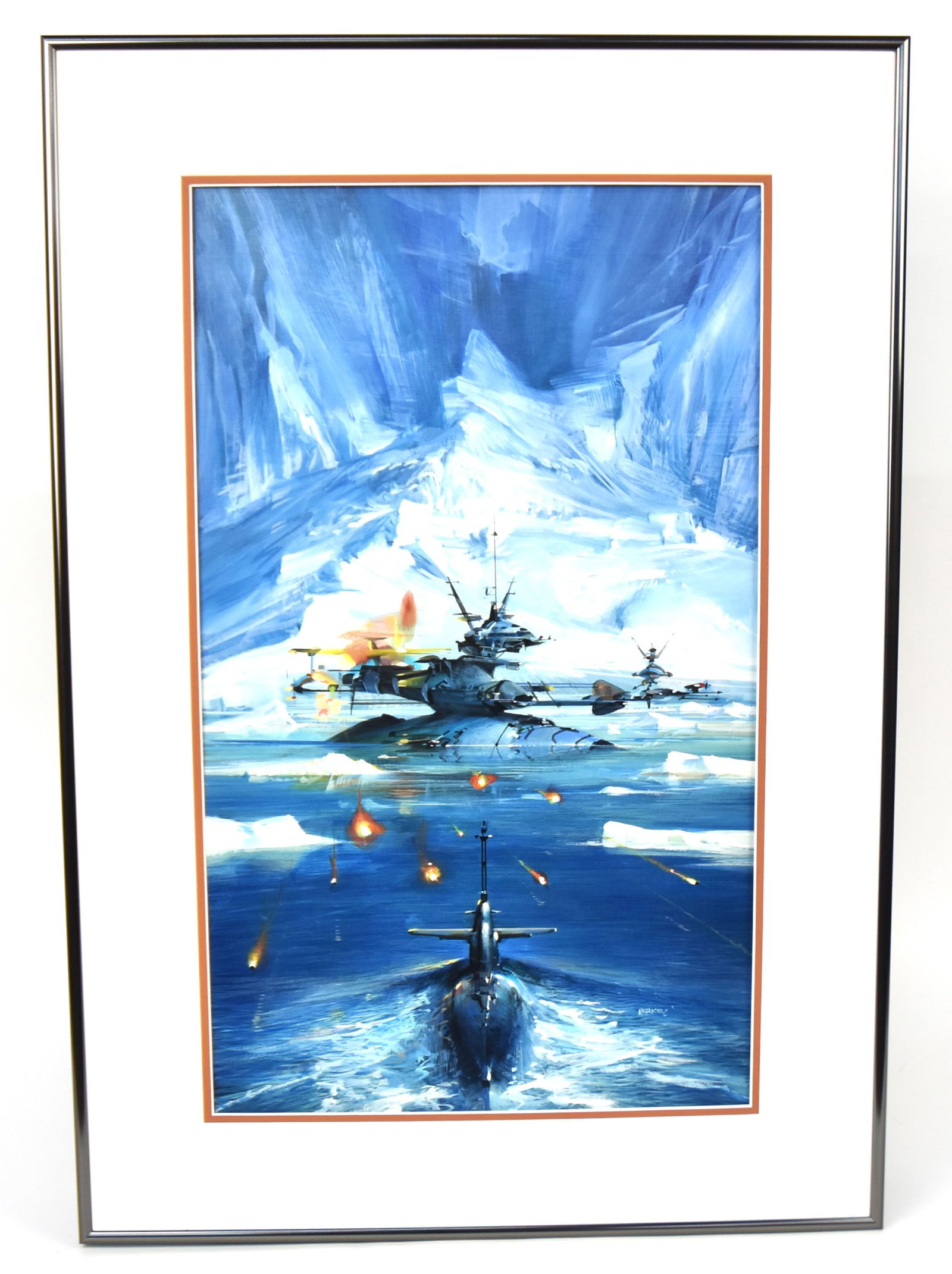 Science Fiction Cover Art Painting by John Conrad Berkey (1 of 8)