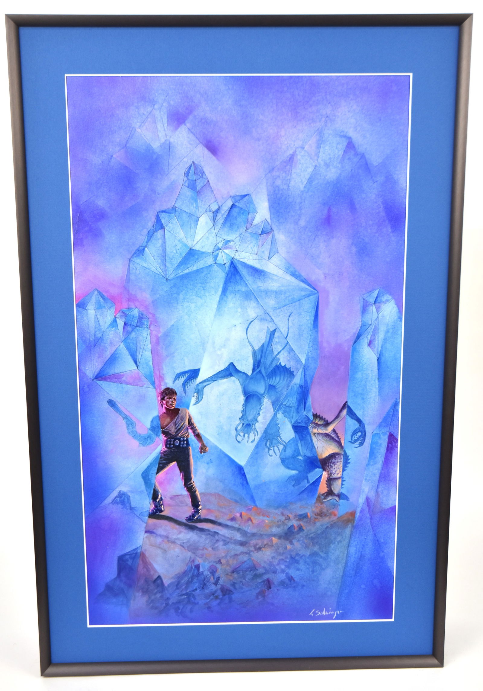 Science Fiction Cover Art Painting By Laurence Schwinger (1 of 7)