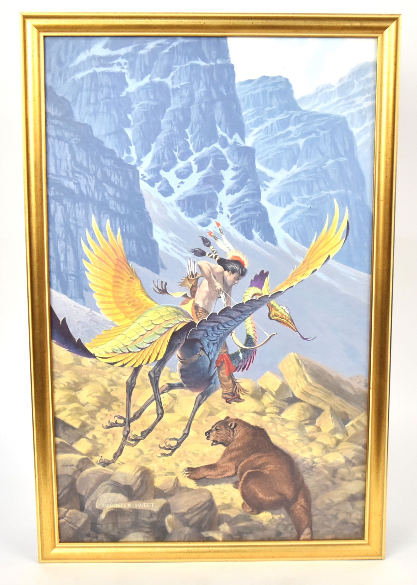 Science Fiction Cover Art Painting by Darrell K. Sweet (1 of 8)