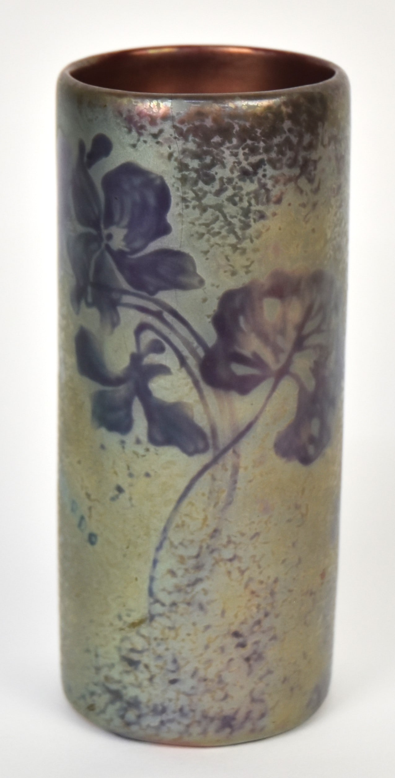 Weller Pottery Cylinder Vase By Sicard (1 of 7)