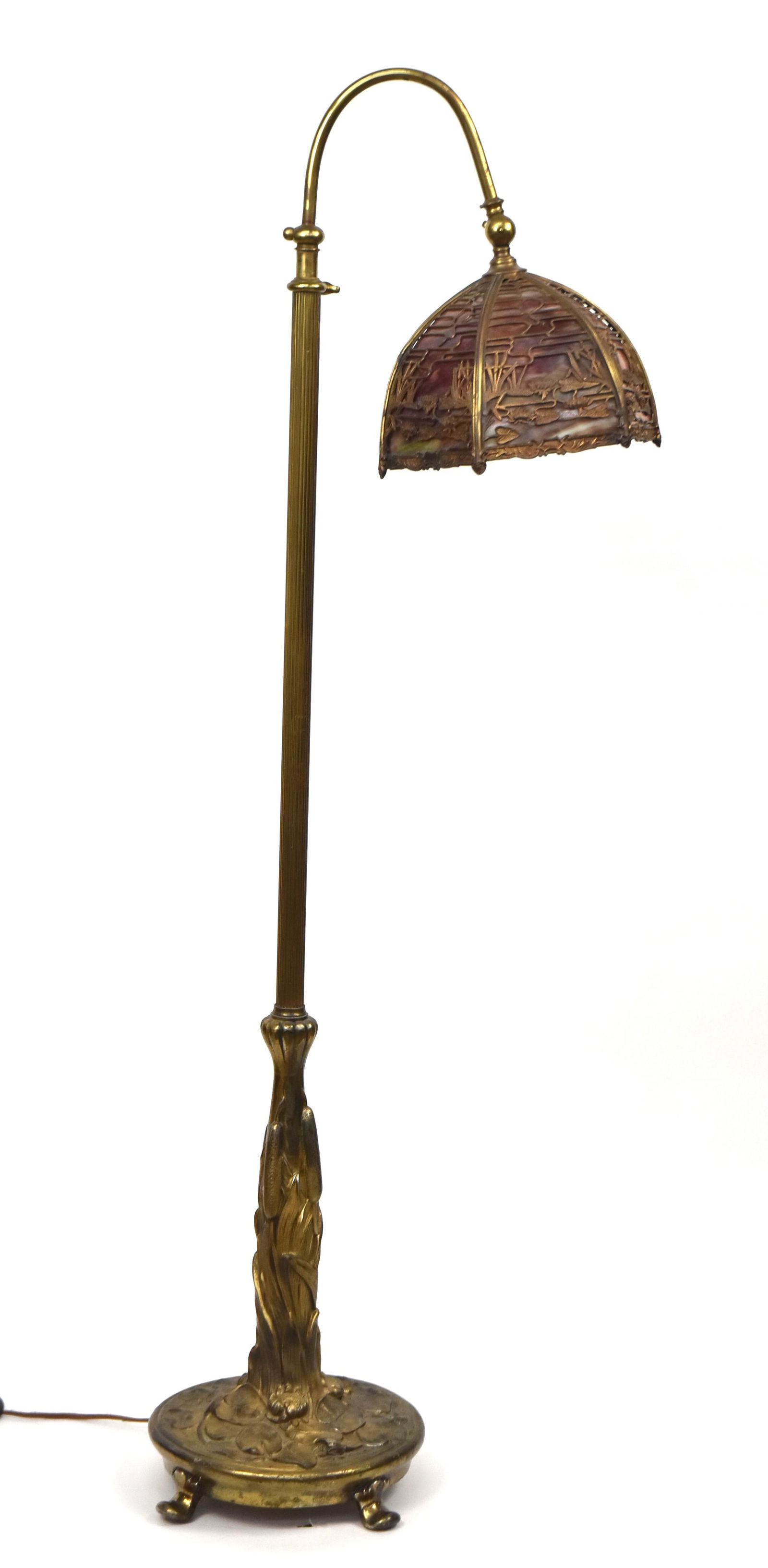 Overlay Floor Lamp Attributed to Handel (1 of 19)