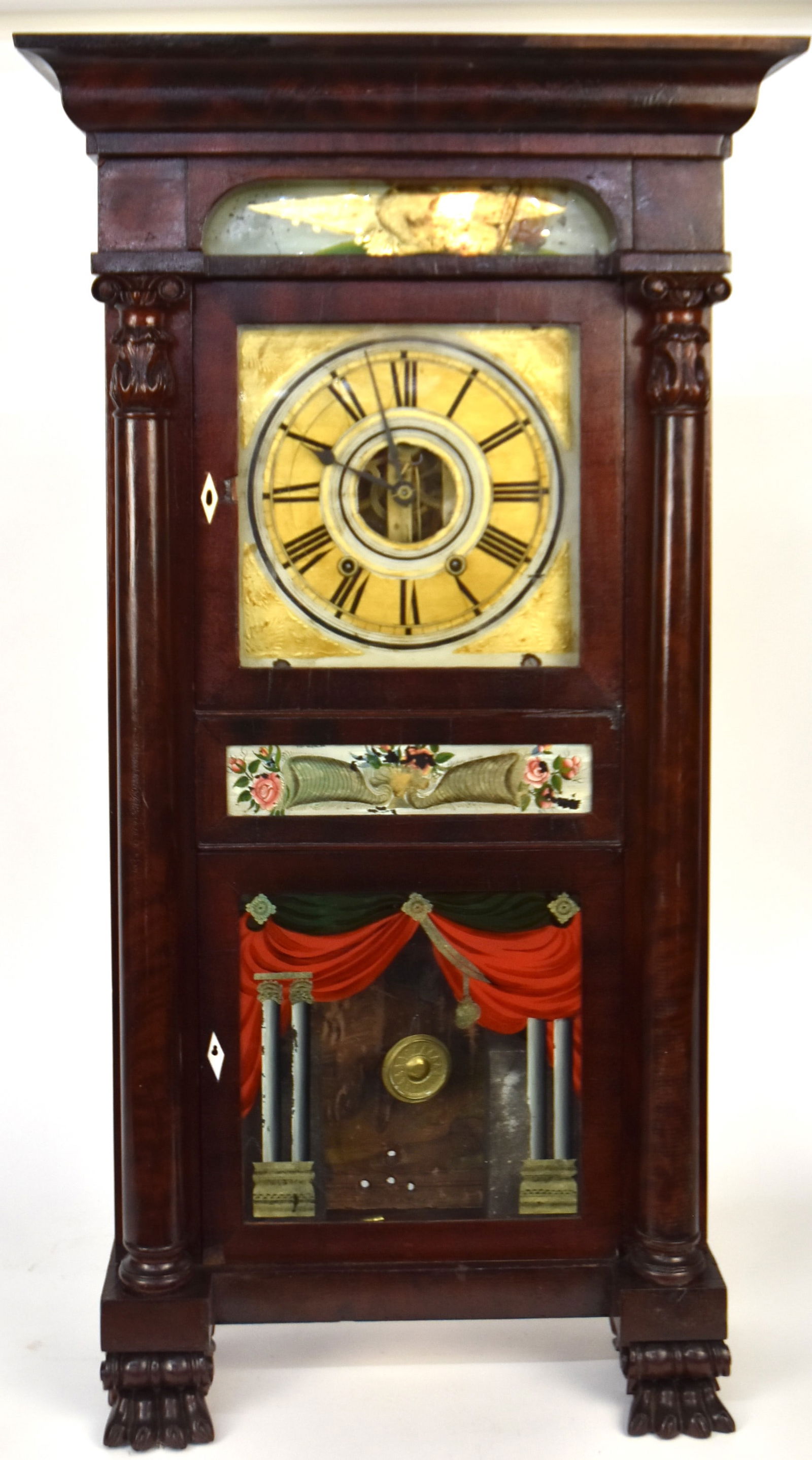 E.W. Adams Triple Decker Clock (1 of 9)