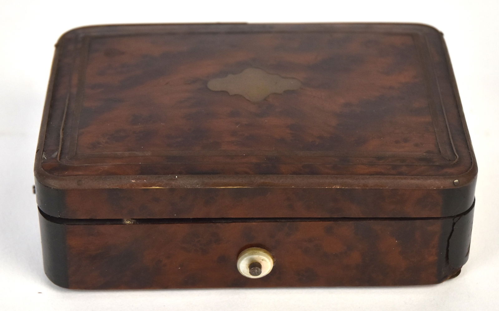 Small Very Early 3 Tune Cylinder Music Box (1 of 5)