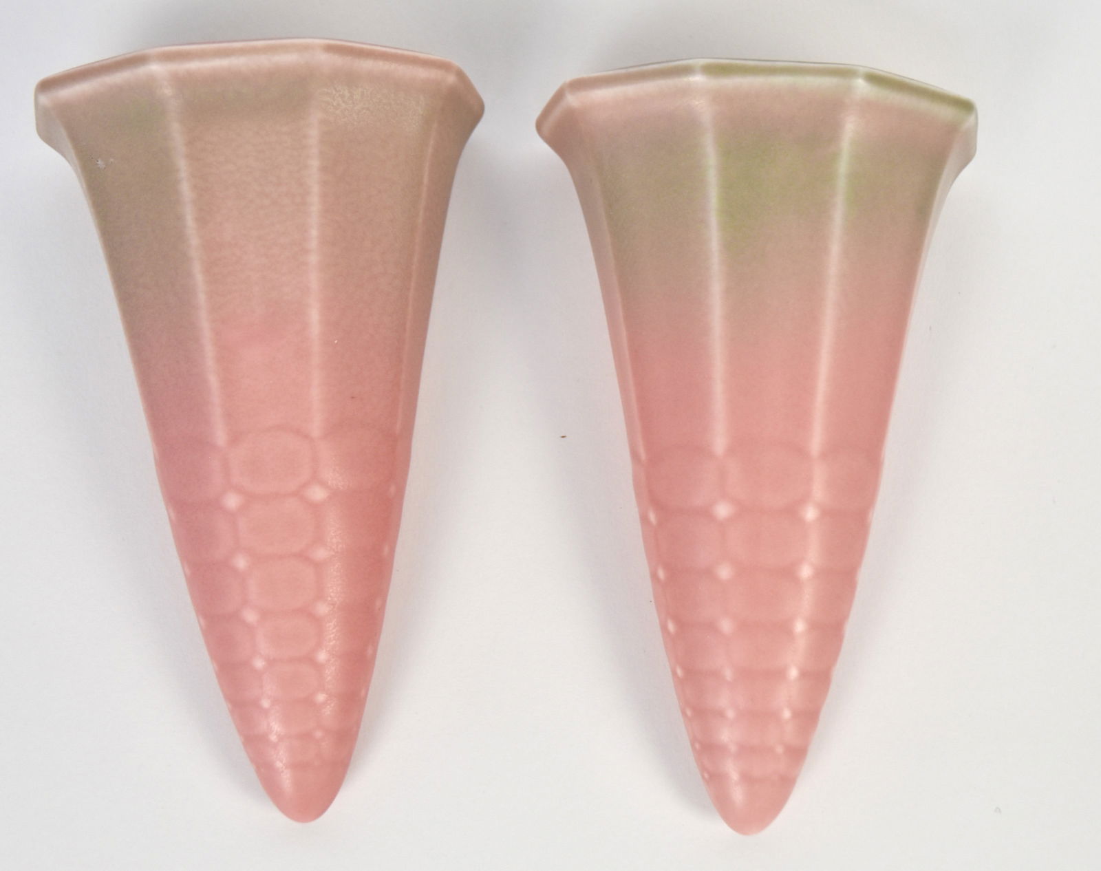 Pair Rookwood Pottery Wall pocket Vases (1 of 8)