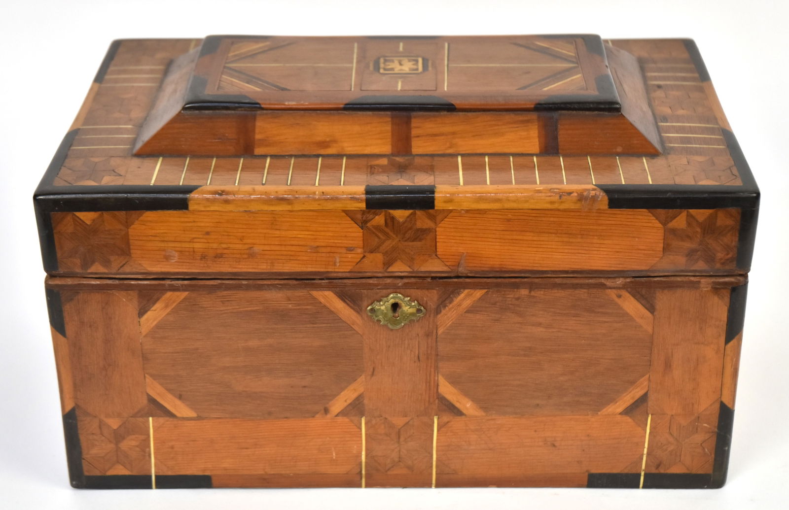 Handsome Abalone Inlay Box (1 of 9)