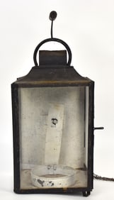 19th Century Handled Tin Lantern