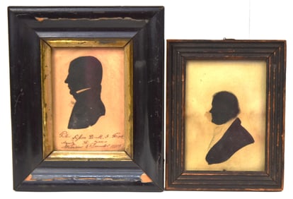 Two 19th Century Silhouette's of Men
