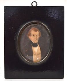 Early 19th Century Miniature Portrait of Gentleman
