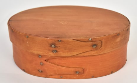 Shaker Three Finger Oval Pantry Box