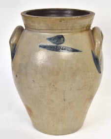 I.M. Mead Two Gallon Ovoid Stoneware Jar