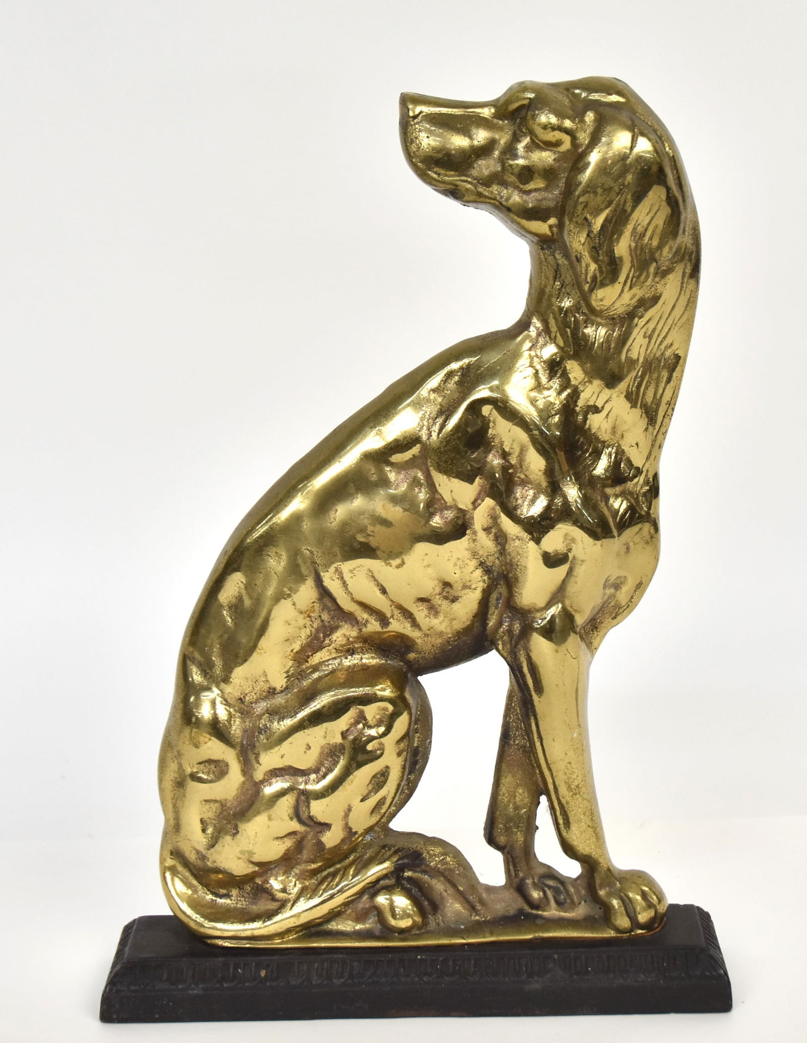 Early Brass Dog Door Stop (1 of 5)