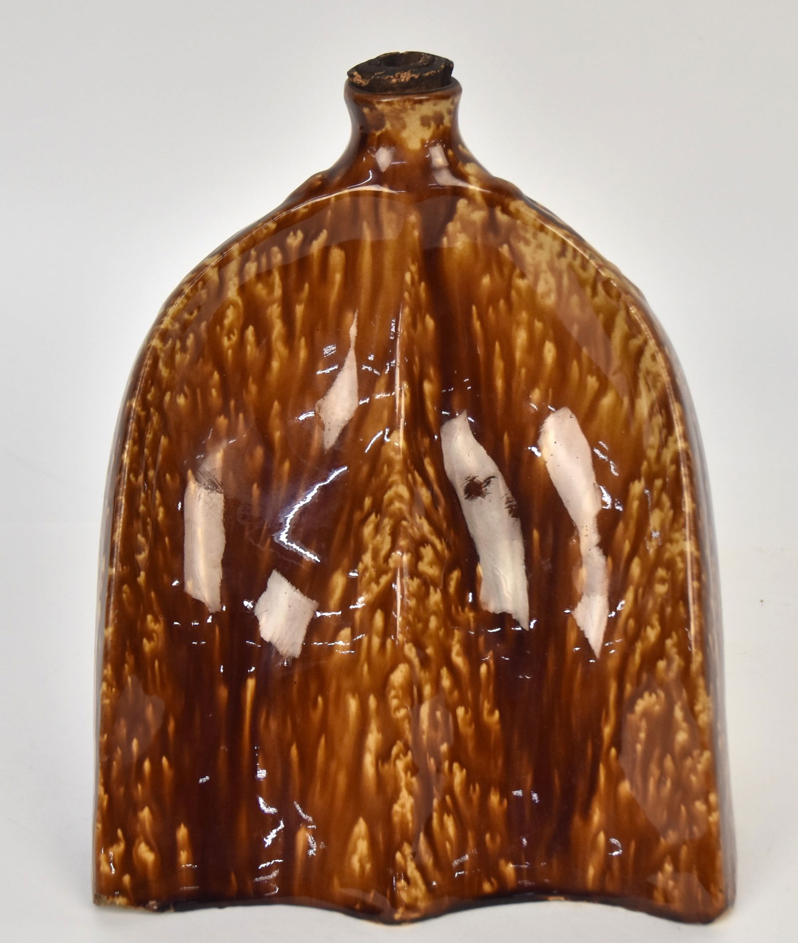 Early Rockingham Glaze Foot Warmer (1 of 6)