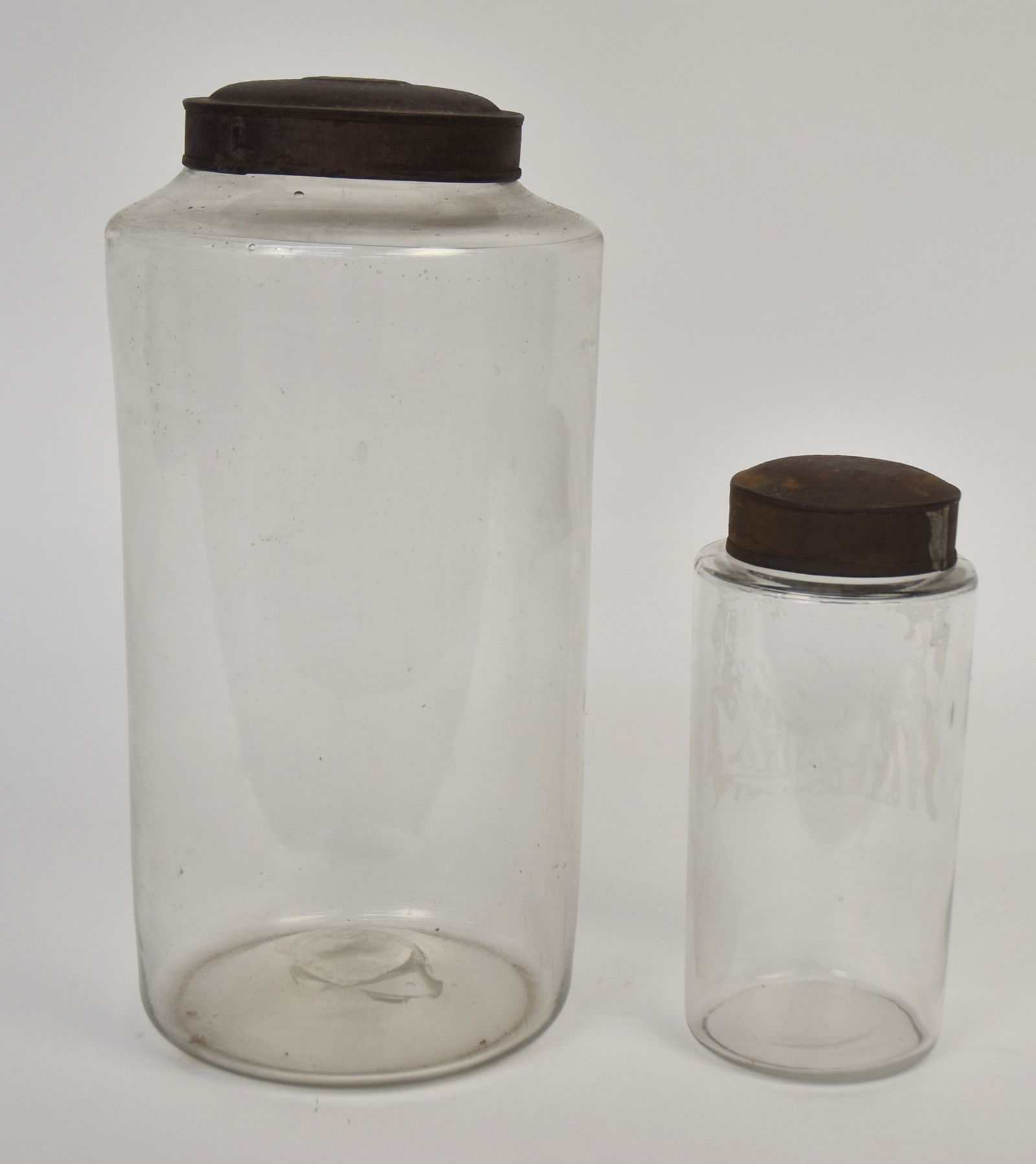 Two Early Glass Apothecary Country Store Jars (1 of 7)