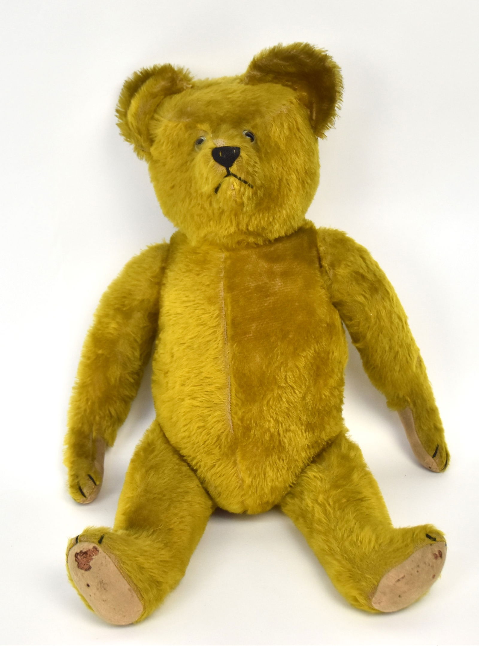Early Gold Mohair Jointed Teddy Bear (1 of 5)