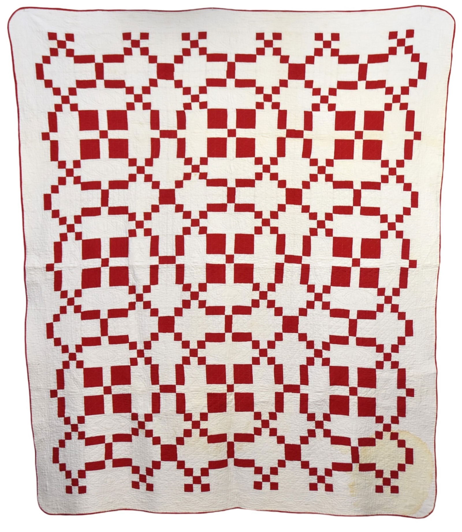Early Red & White Quilt (1 of 8)