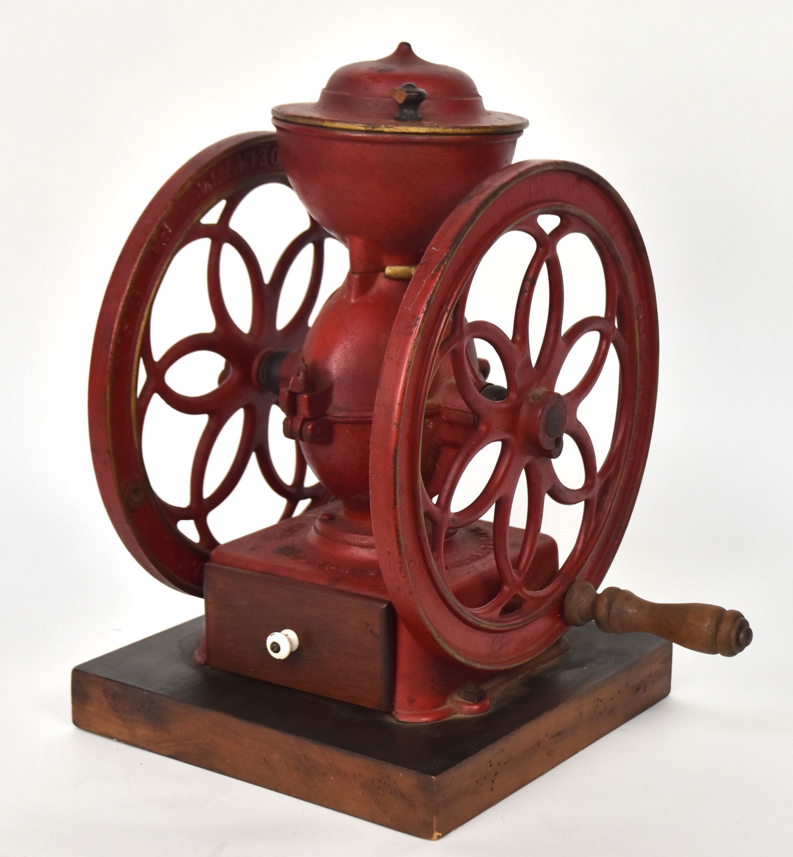 Enterprise 2 Wheel Cast Iron Coffee Grinder (1 of 9)