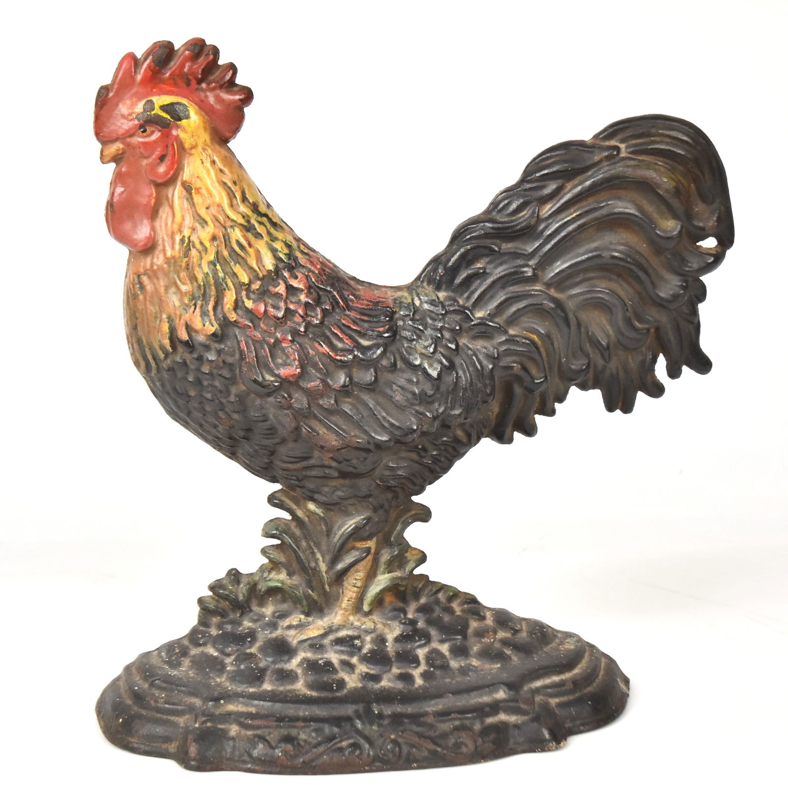 Original Cast Iron Rooster Doorstop (1 of 6)