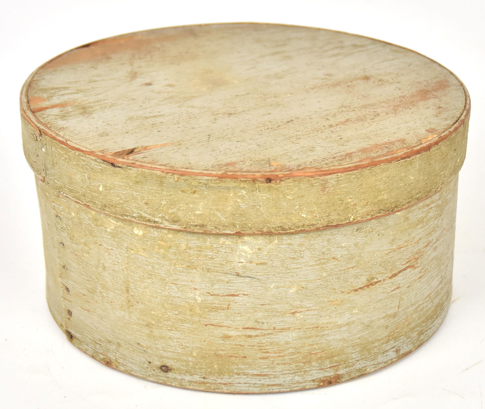 Early Wooden Pantry Box with Old Grey Paint (1 of 6)