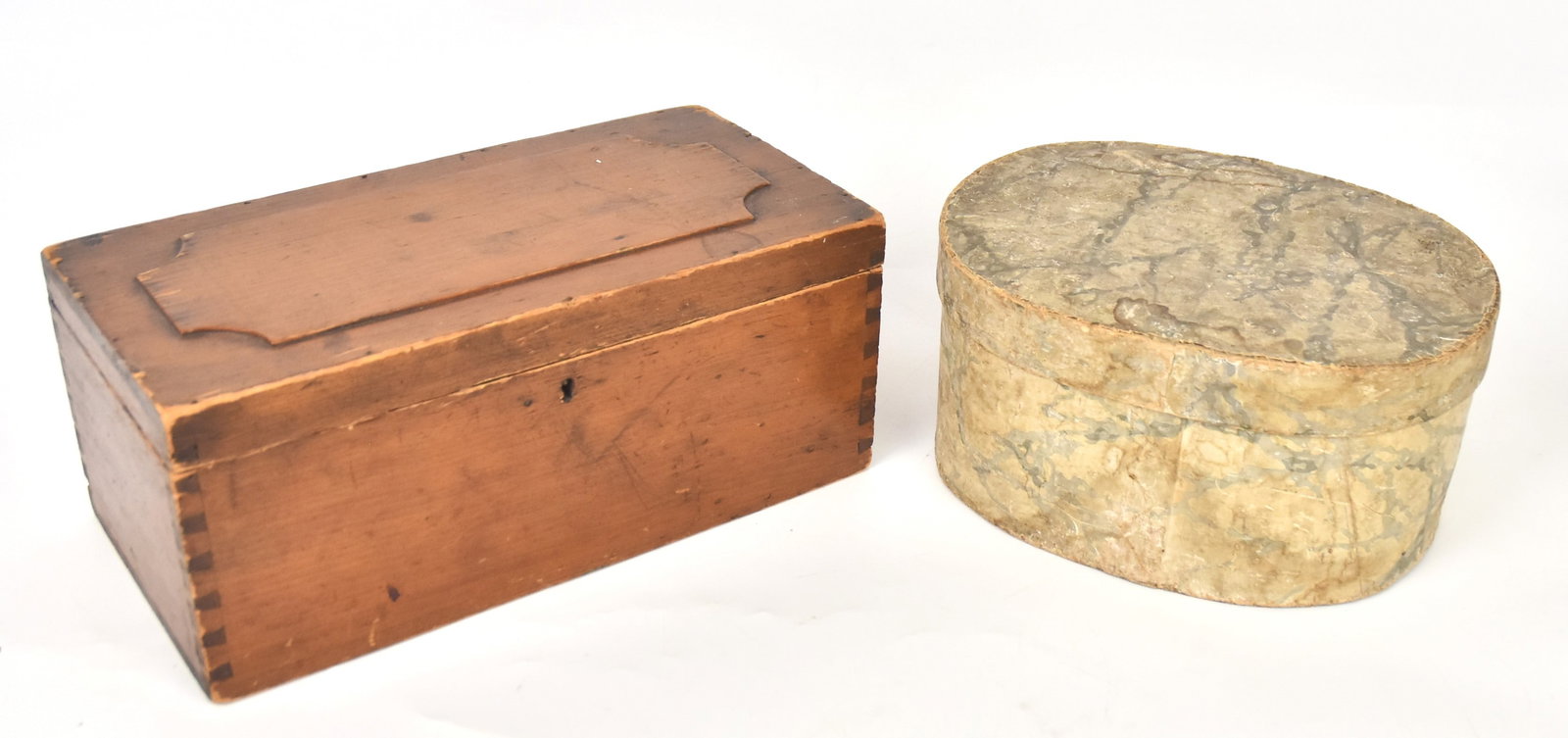 Early Wallpaper and Dovetailed Document Boxes (1 of 10)