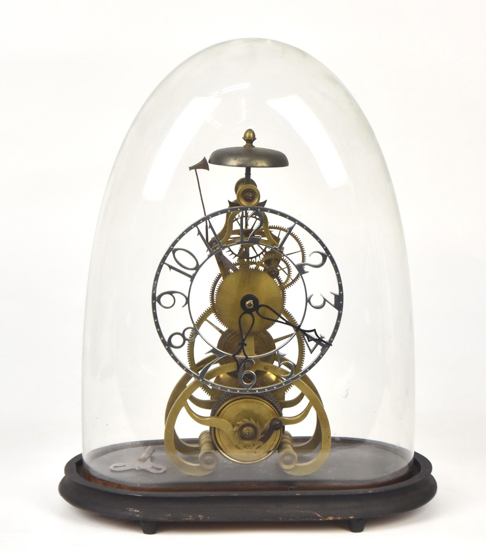 19th Century Brass Skeleton Clock (1 of 7)