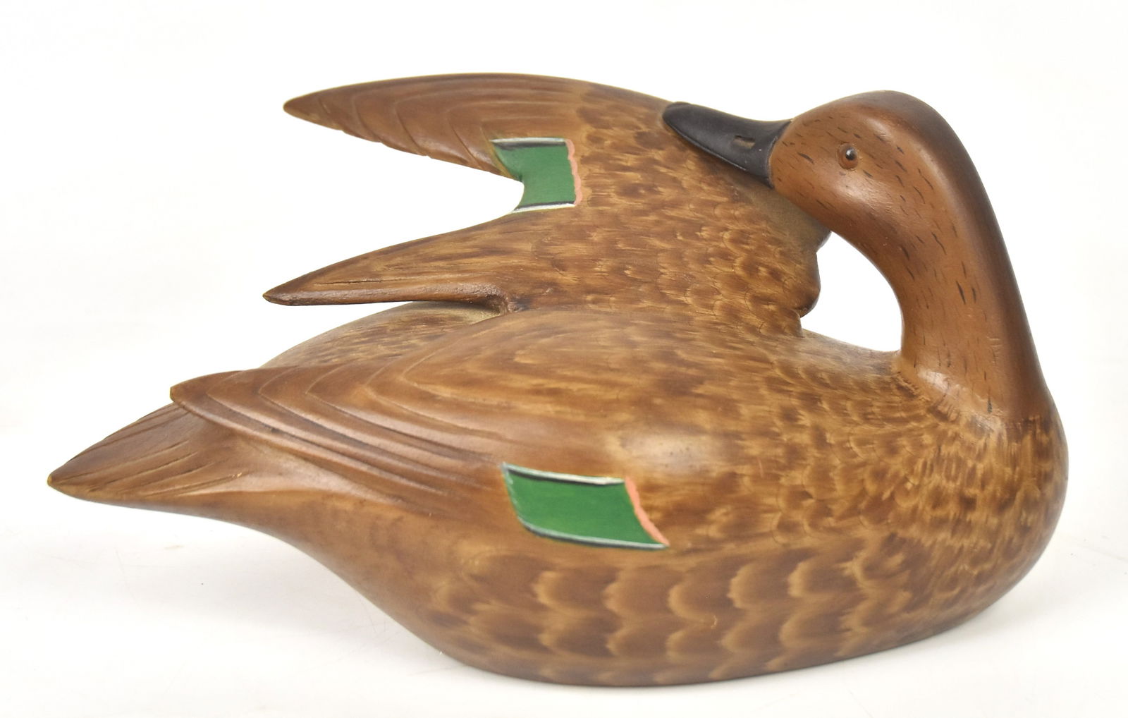 Fred Destri, Ill. Wooden Duck Decoy (1 of 6)