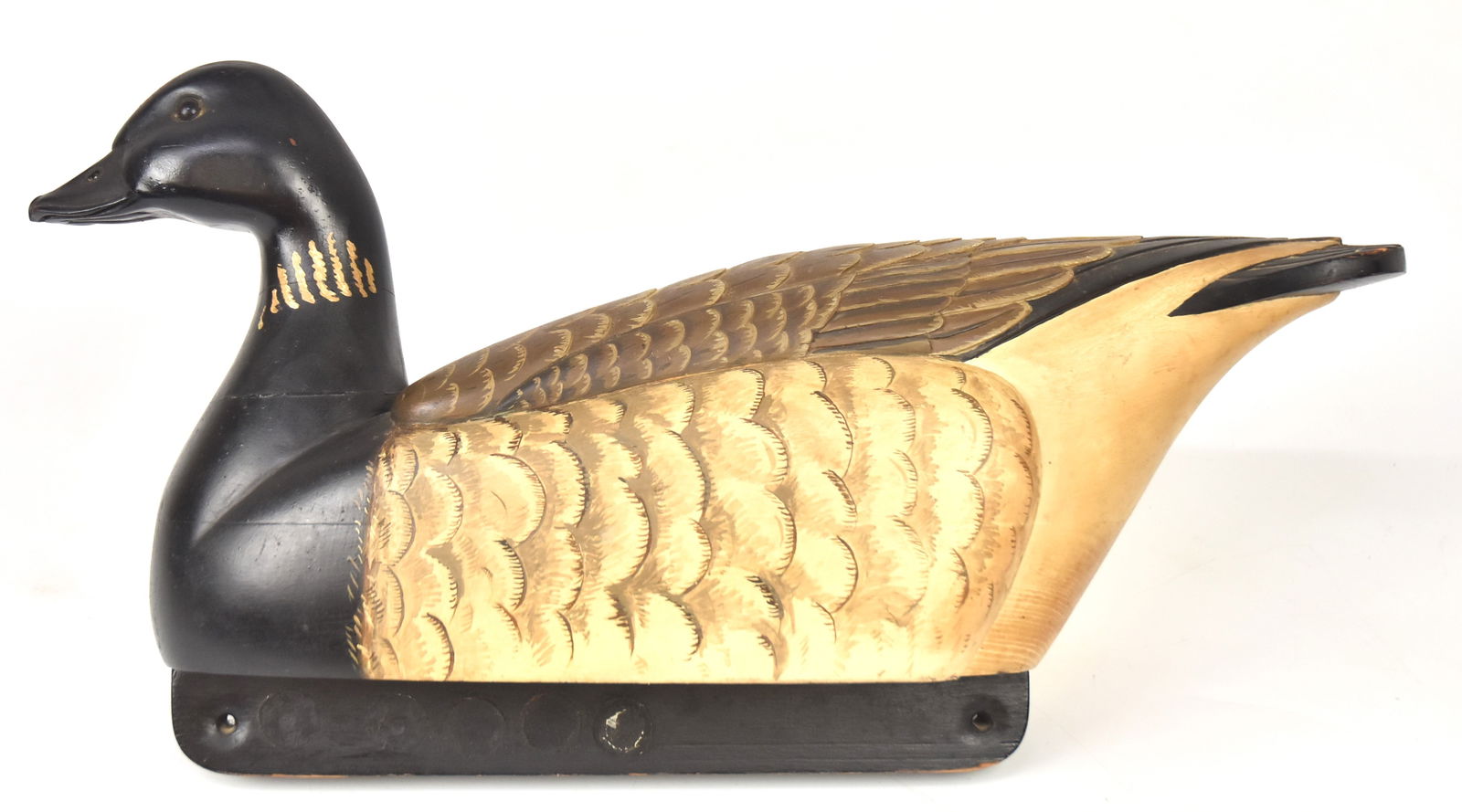 Wooden Carved Goose Decoy (1 of 7)