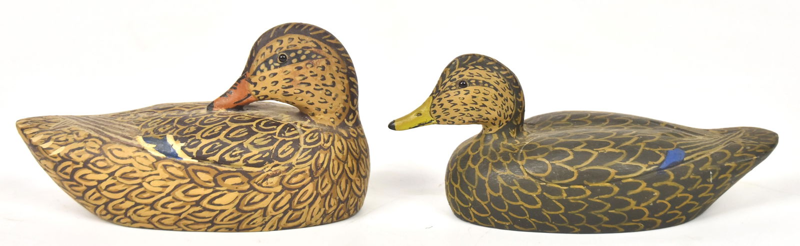 John (Jack) F. Rider, Ohio Pr. Of Wooden Duck Decoys (1 of 5)