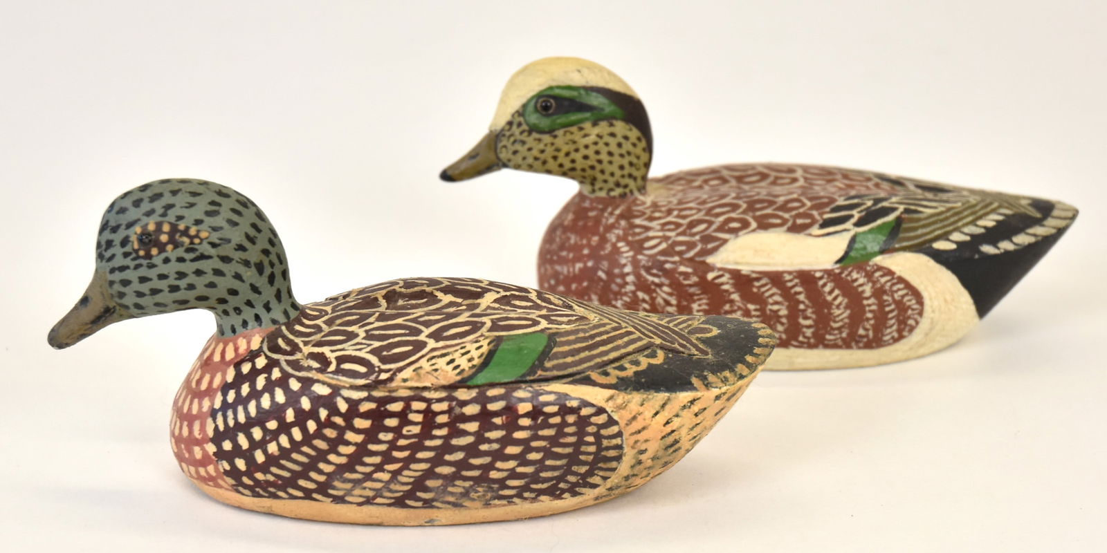 Pr. Of John "Jack" F. Rider, Ohio Duck Decoys (1 of 6)