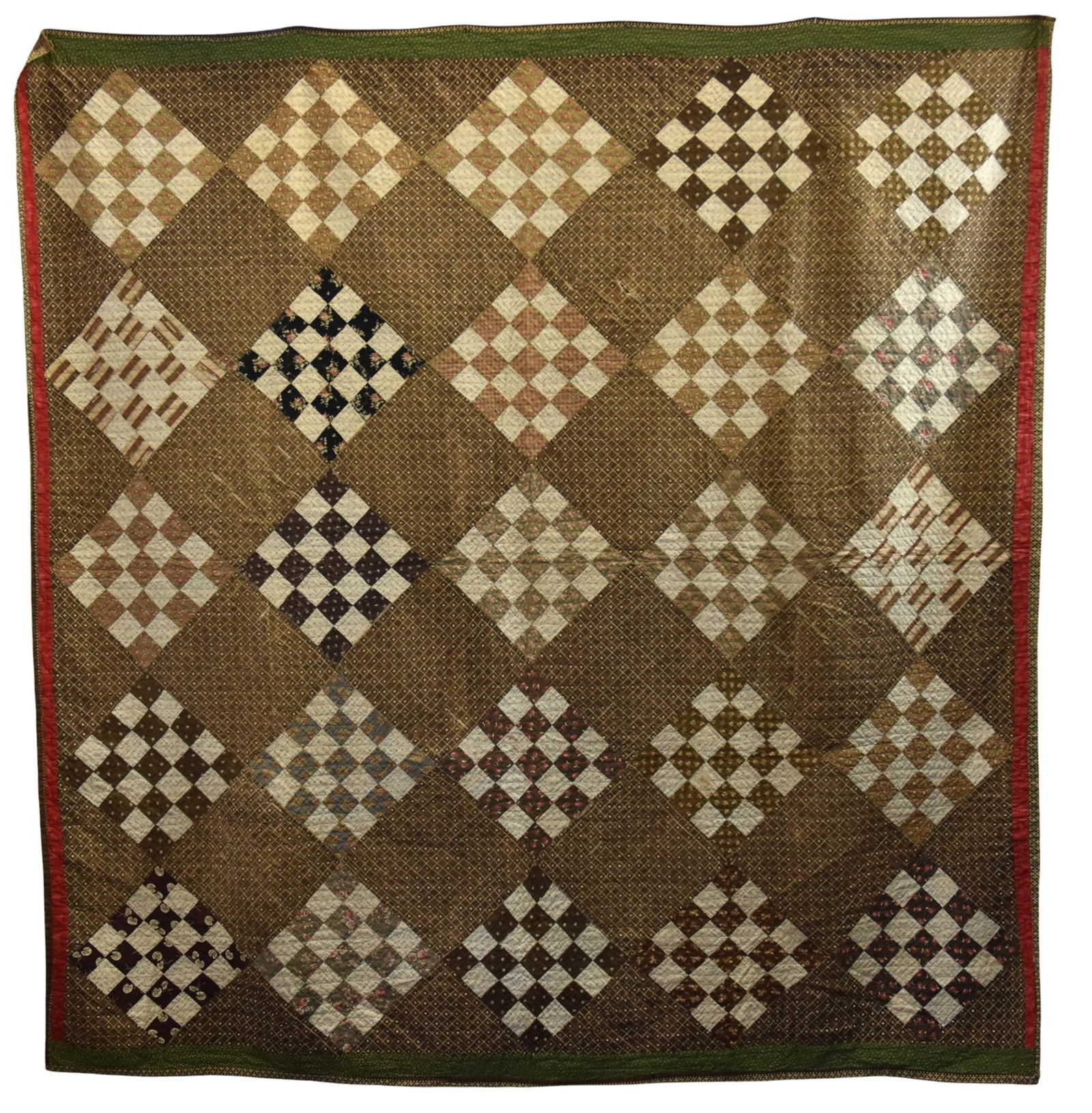 Early Handmade Pieced Quilt (1 of 9)