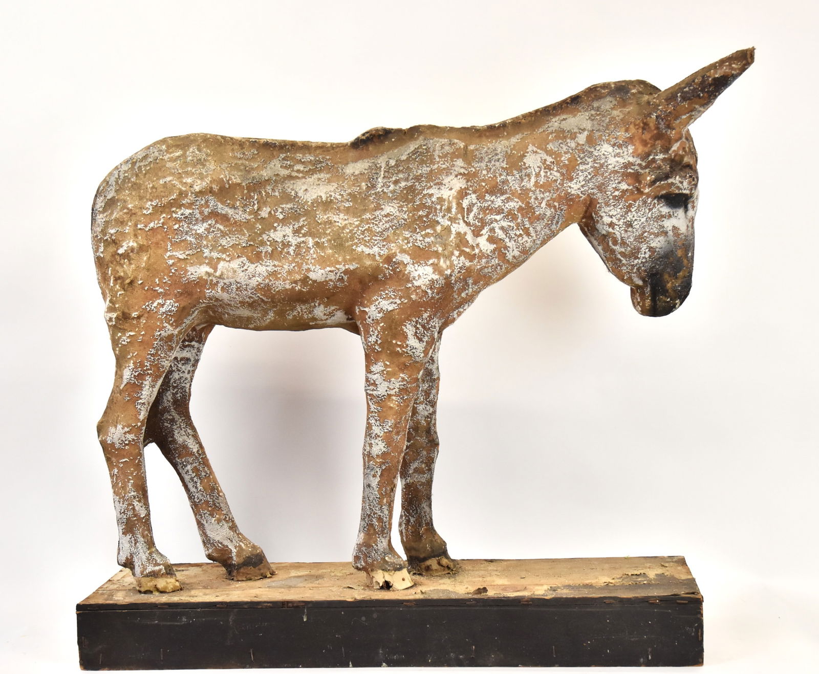 Early Folksy Paper Mache Mule (1 of 9)
