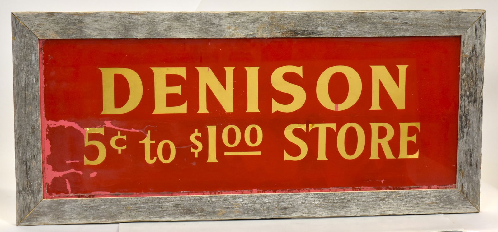 Denison Store Reverse Painted Sign (1 of 3)