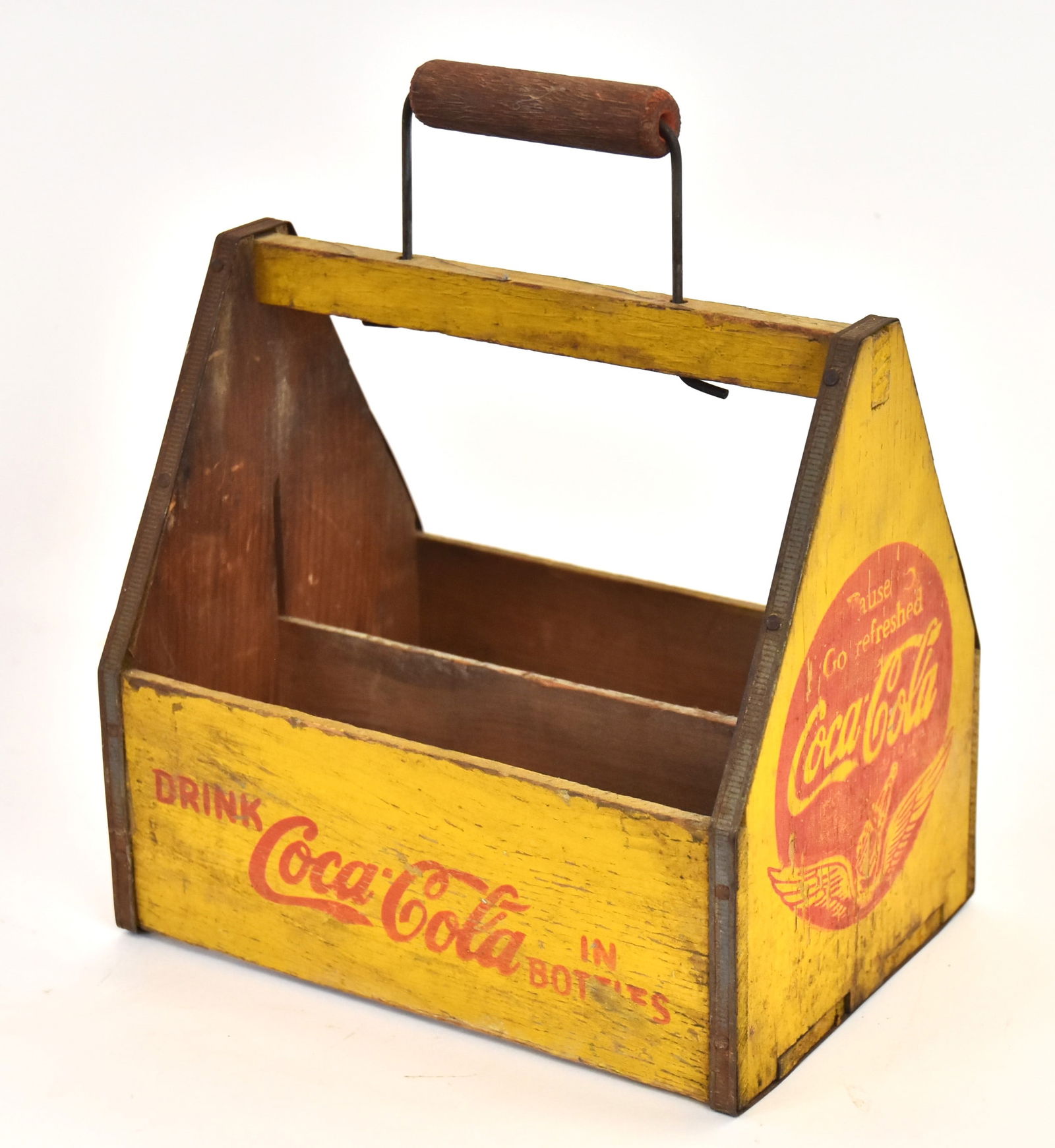1930's Wooden Coca-Cola Six Pack Carrier (1 of 6)