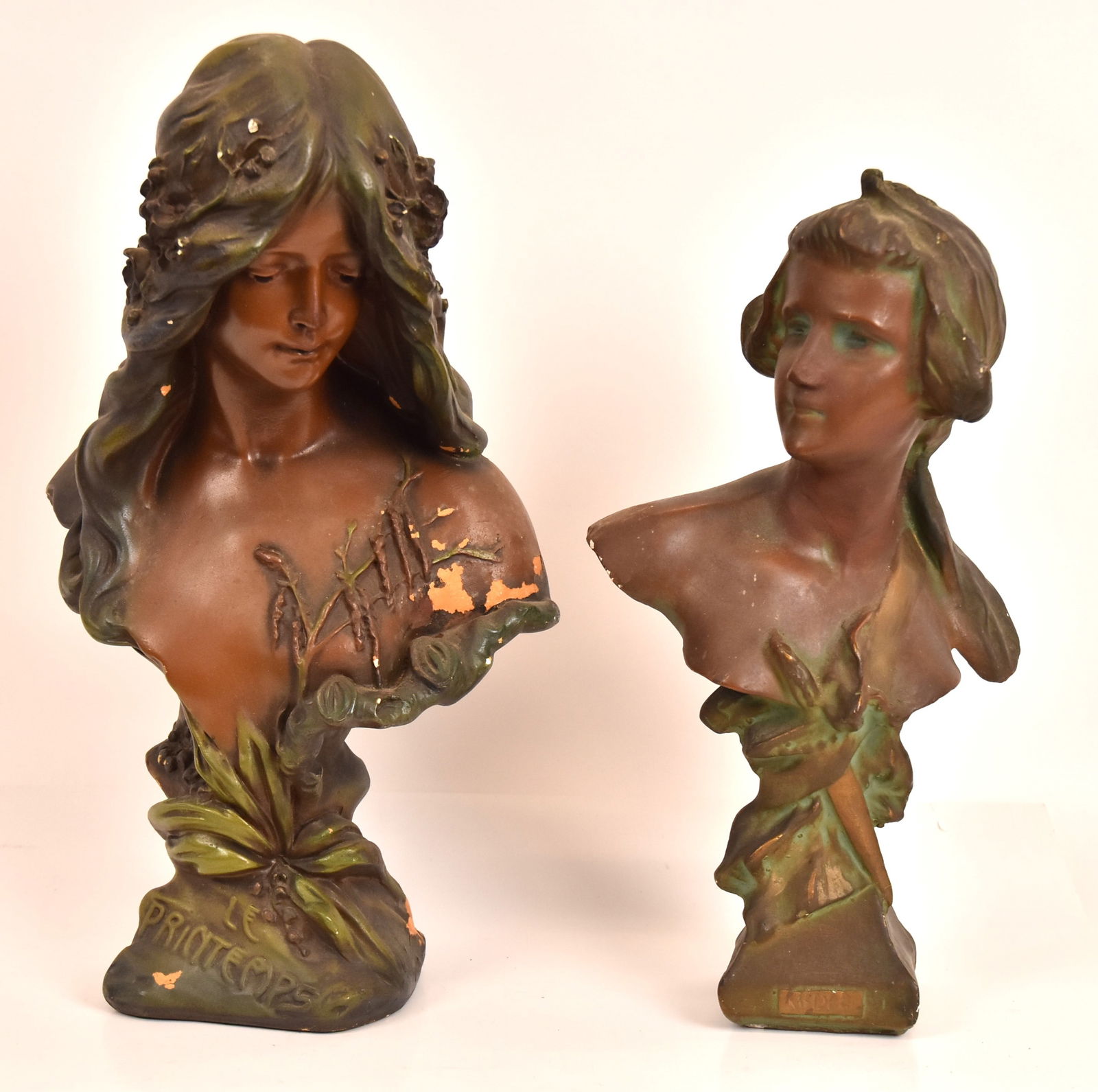 Two Cigar Store Countertop Statues  (1 of 14)
