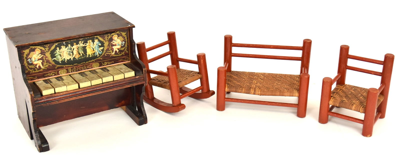 Schoenhut Piano & Doll Furniture (1 of 5)