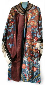 455: CHINESE IMPERIAL EMBROIDERED SILK ROBE