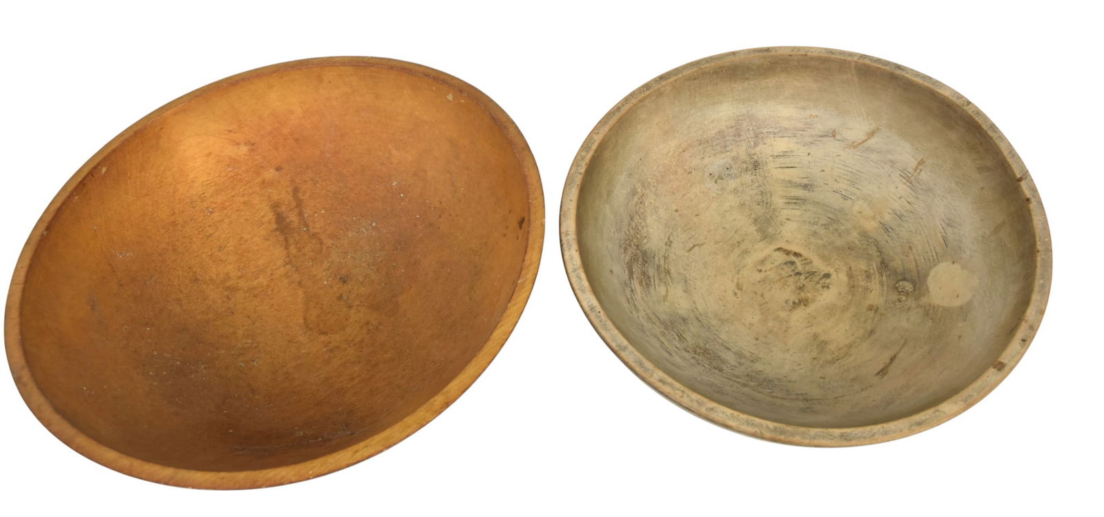 Two Early Turned Maple Bowls (1 of 2)