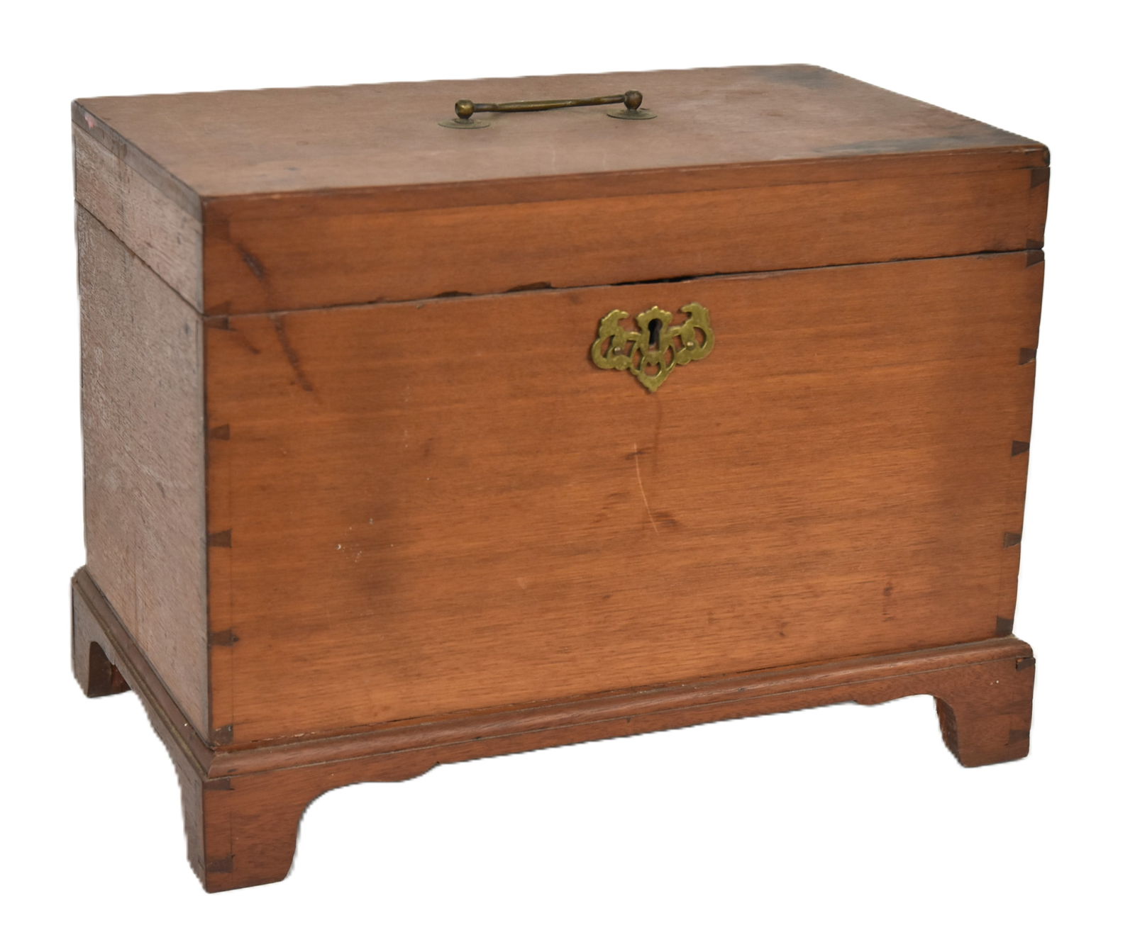Miniature Mahogany Chippendale Blanket Chest (1 of 5)