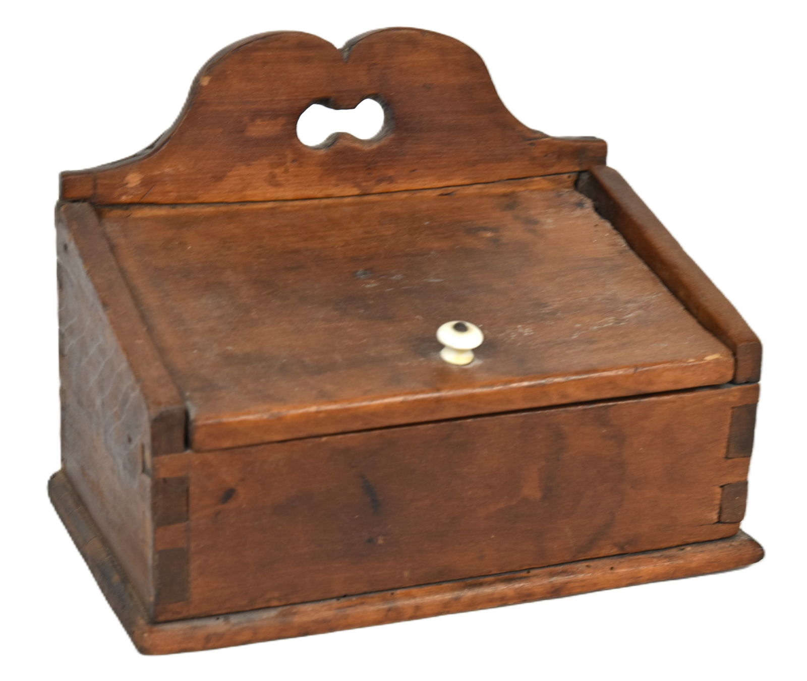Early Dovetailed Hanging Salt Box (1 of 4)
