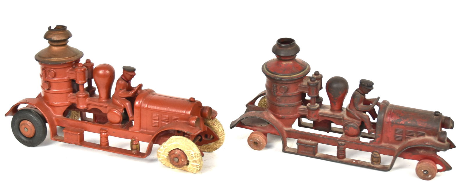 Two Kenton Cast Iron Toy Fire Pumpers (1 of 4)