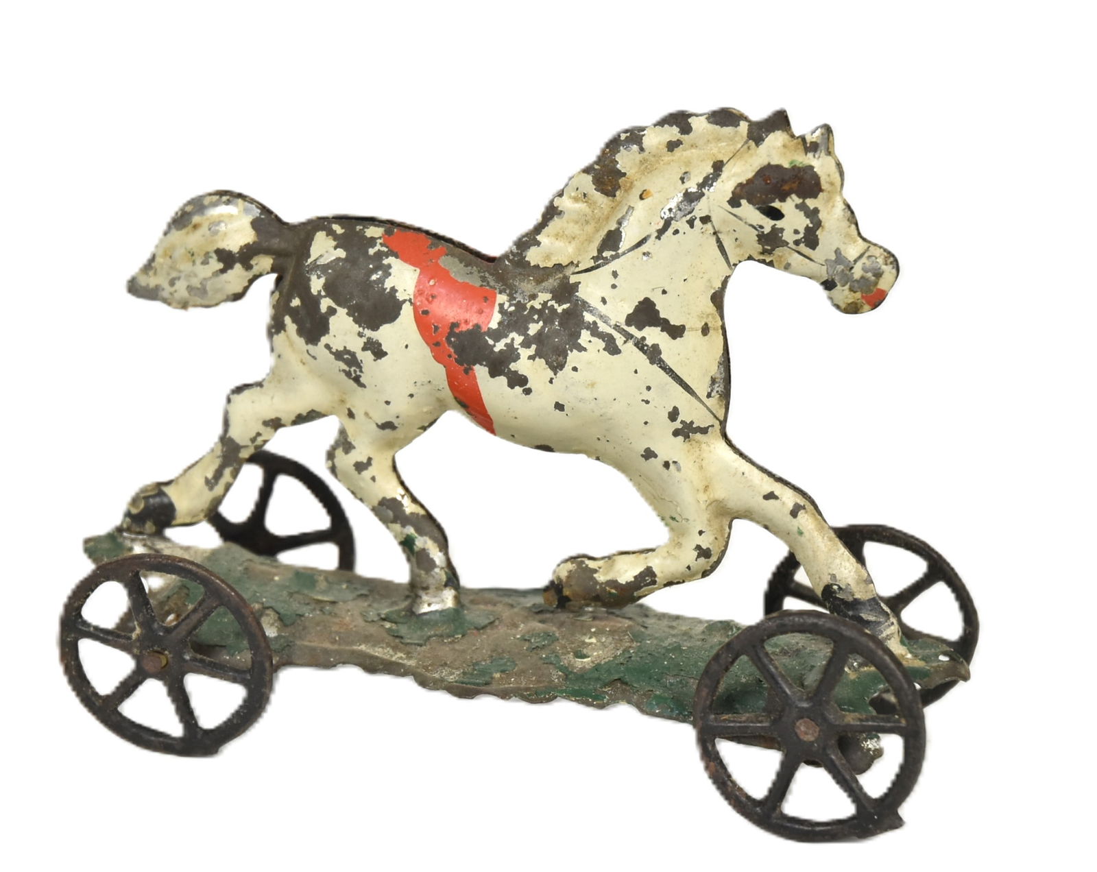 Tin Penny Toy Pull Horse Toy (1 of 3)