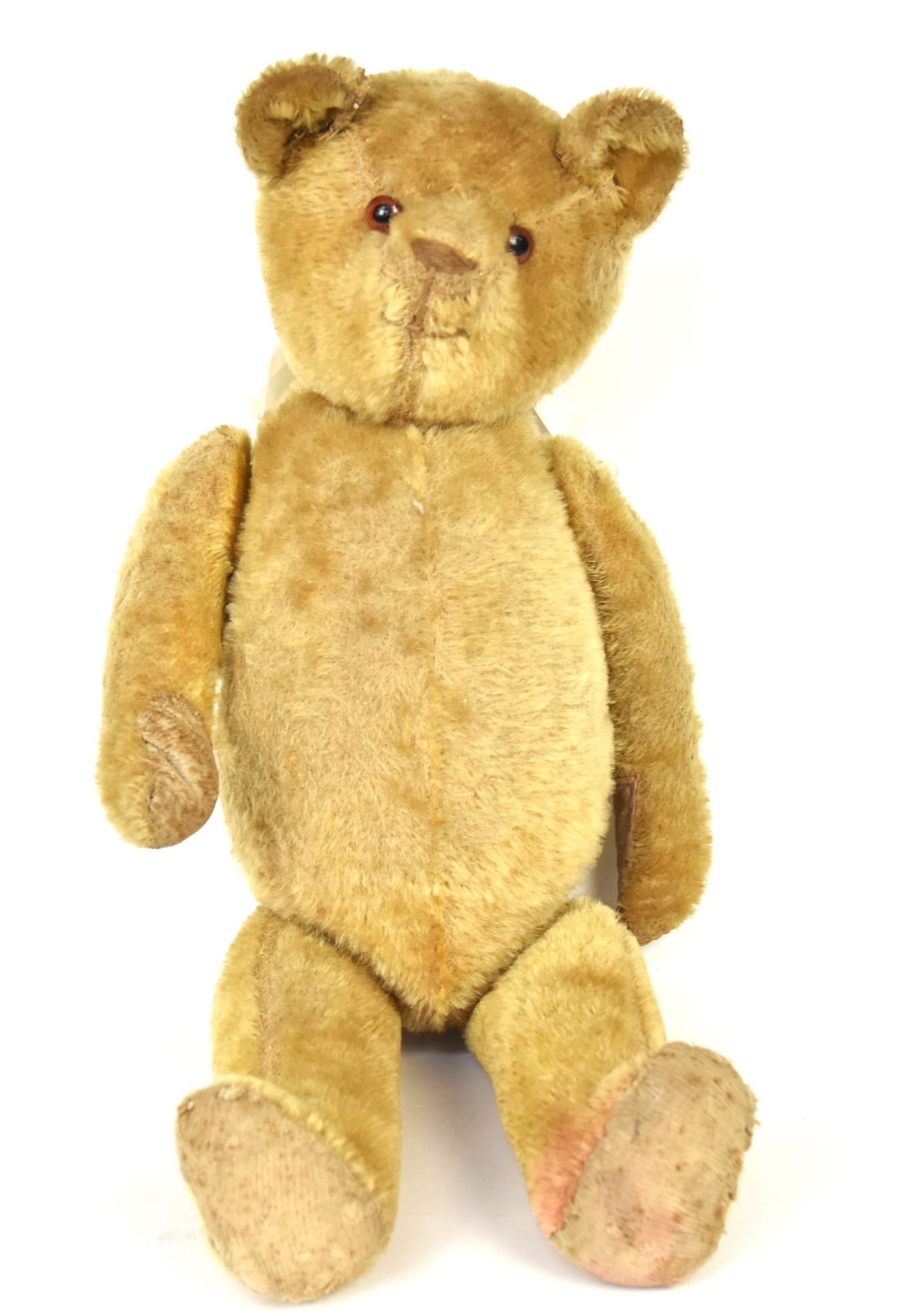Early Blonde Mohair Teddy Bear (1 of 3)